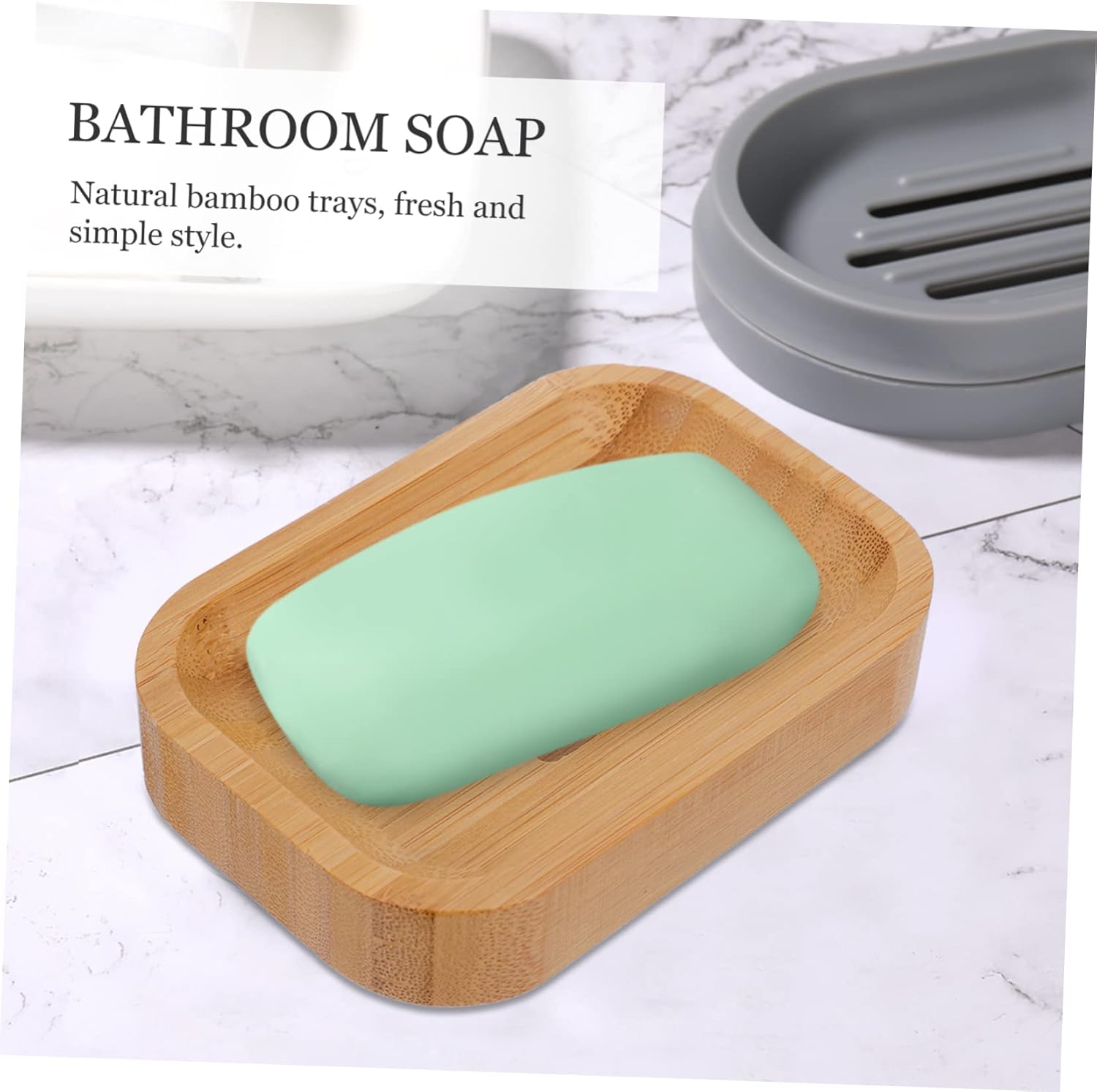 SOLUSTRE 1Pc Soap Dish Holder with Drain