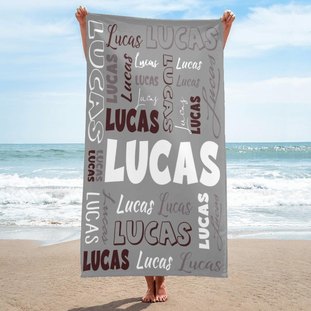 DrTOUGH Personalized Beach Towels with Names