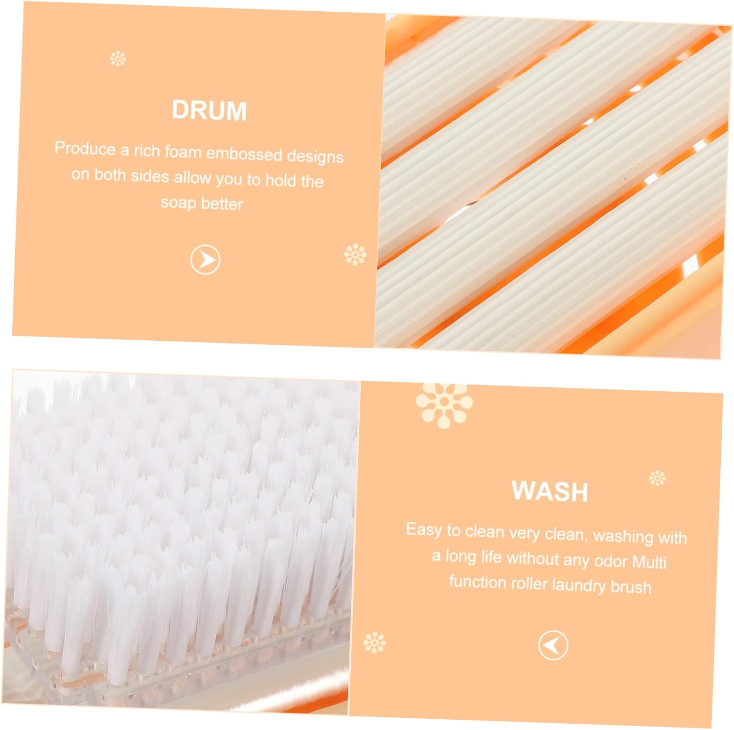 HOLIDYOYO Foaming Soap Dish with Roller Brush