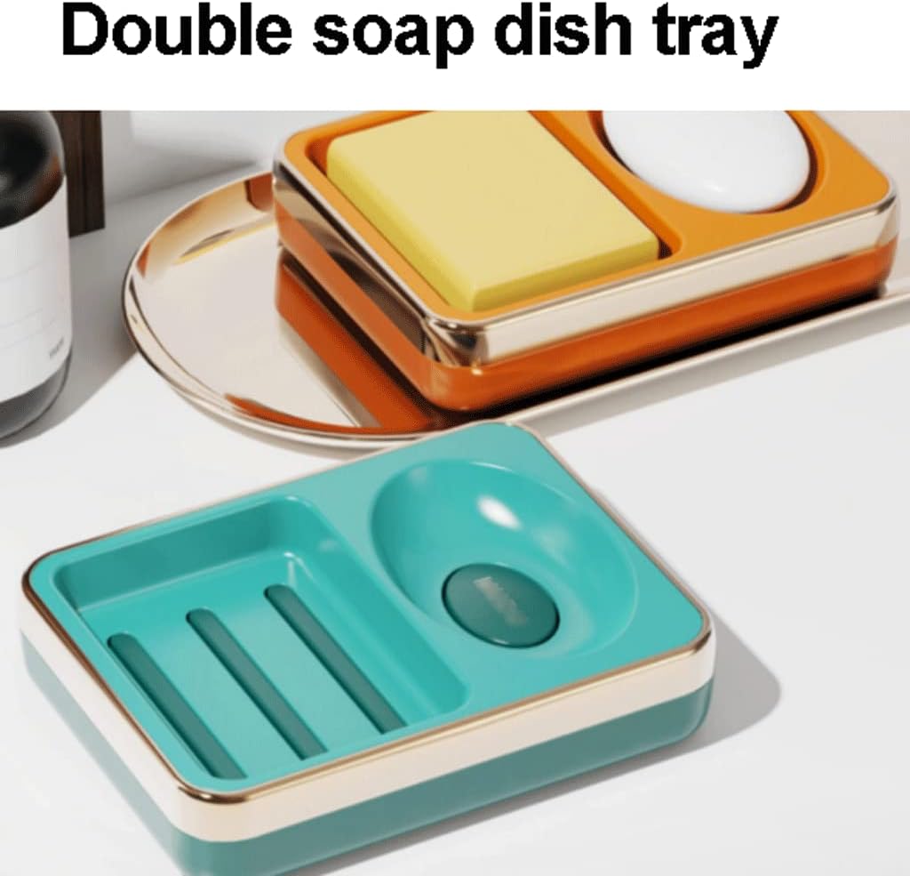 SUREK Simple Counter Top Soap Box with Drainage