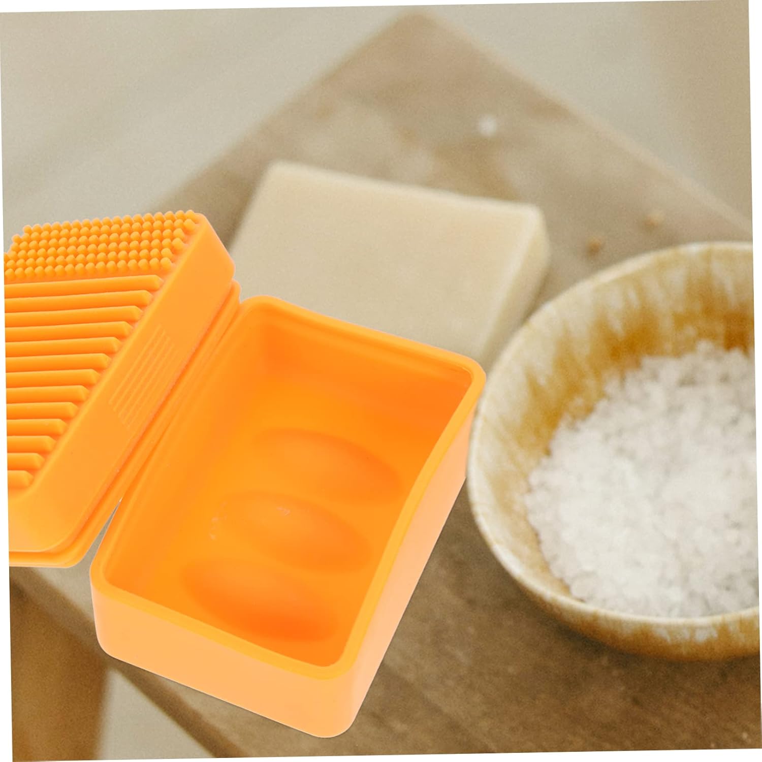 BESPORTBLE Silicone Travel Soap Case for Bathroom and Kitchen