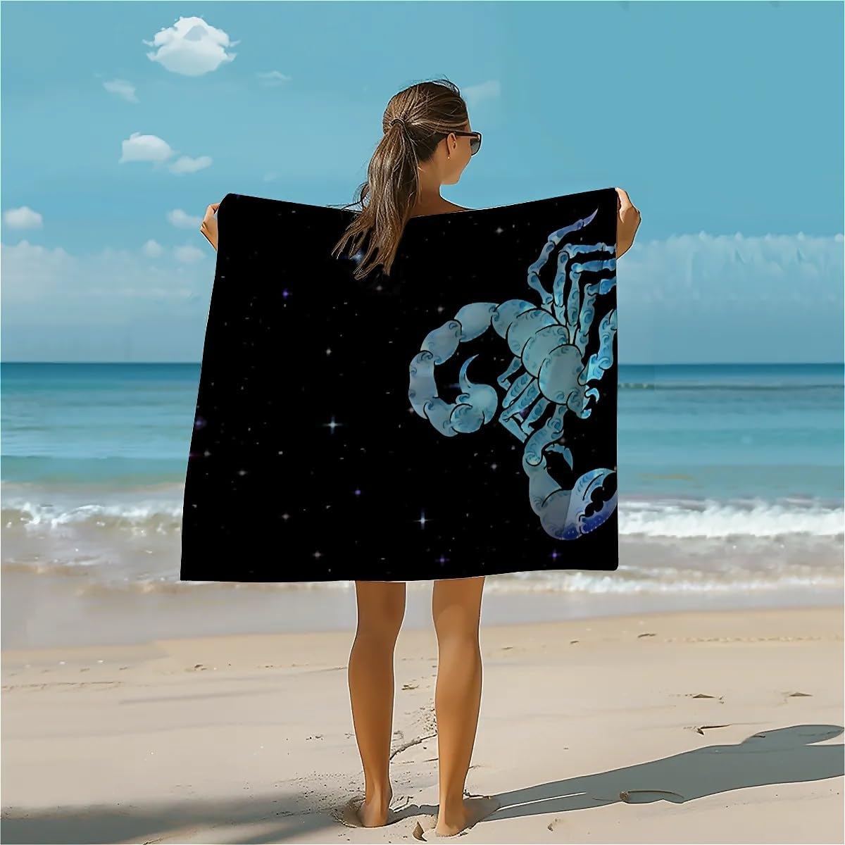 Scorpion Fluffy Oversized Beach Towel 32x64 Inch