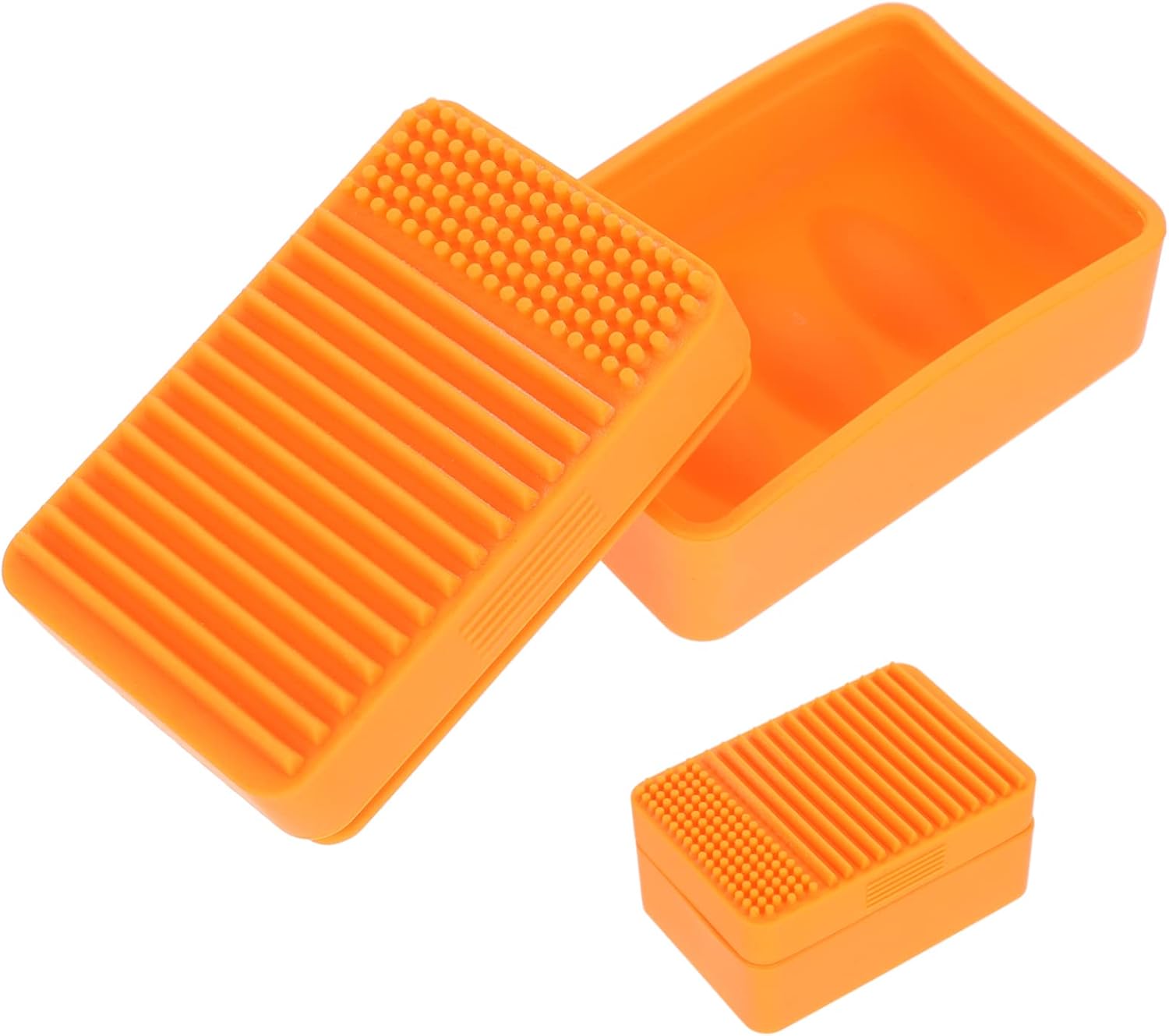 Travel Soap Holder Silicone Bar Dish Portable Bathroom Case