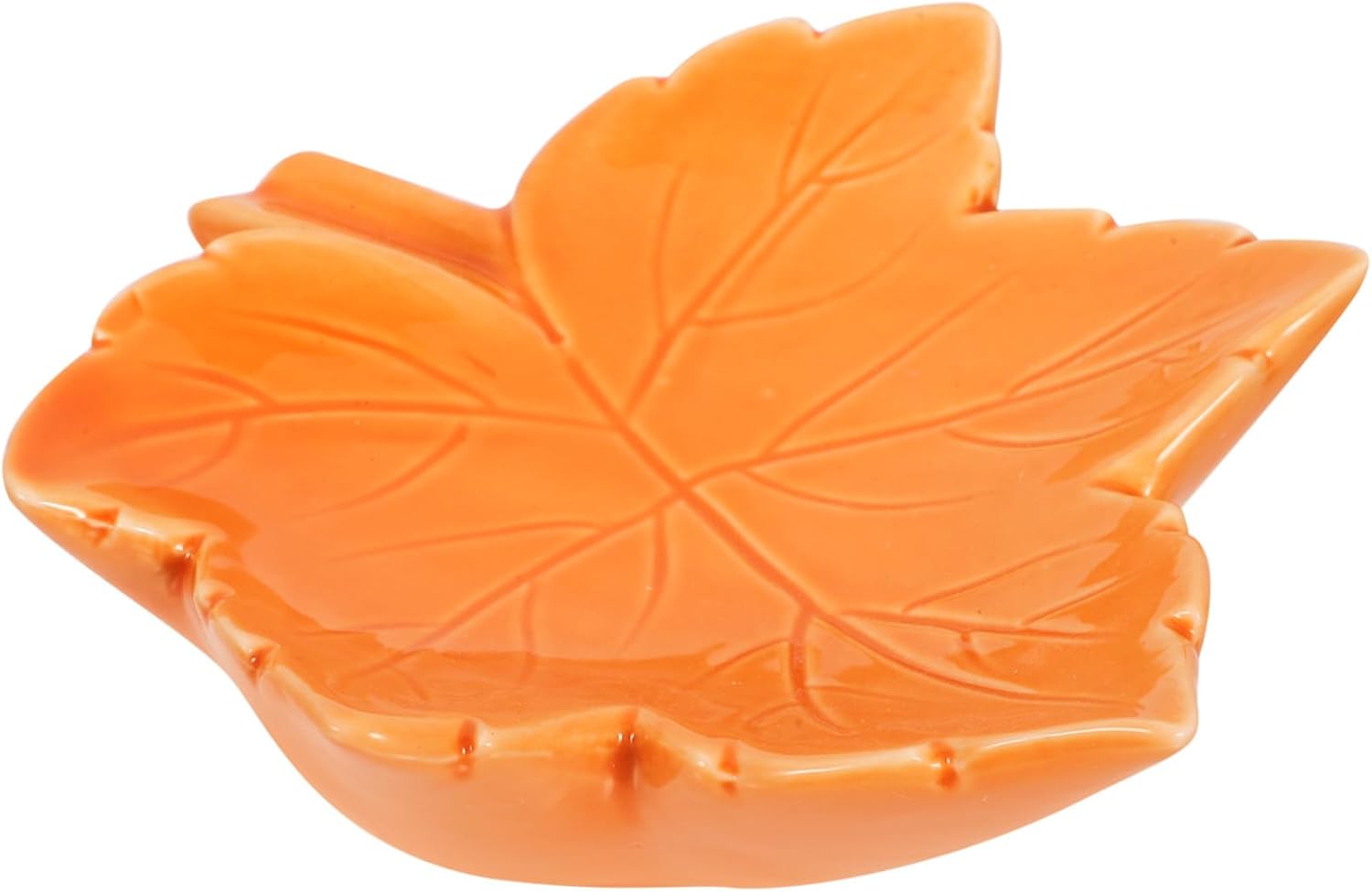 Ciieeo Leaf Shape Soap Dish Ceramic Maple Elegant Holder