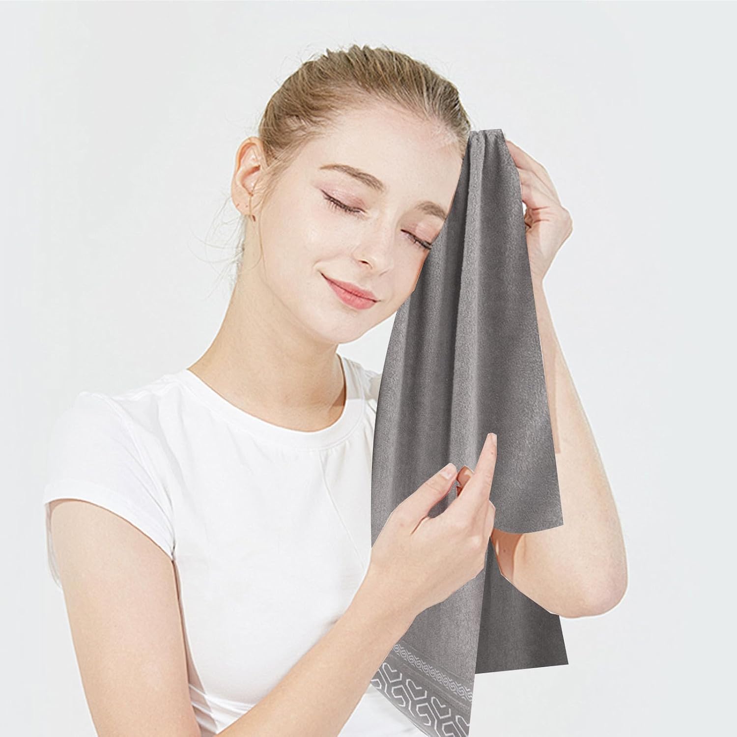 Soft Cotton Towel Absorbent Thick 74x34cm