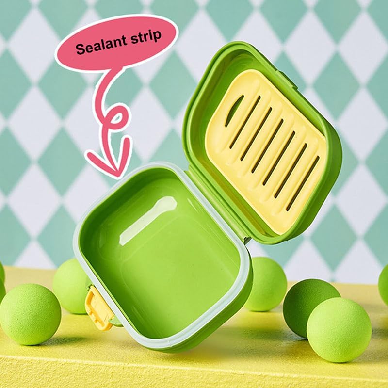 YAMSLAM Portable Waterproof Soap Dish with Lid