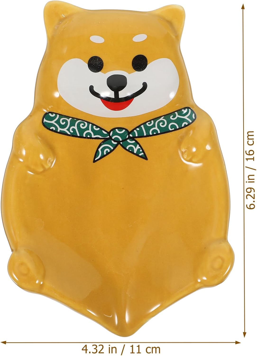 Cabilock Cute Dog Shape Ceramic Soap Holder