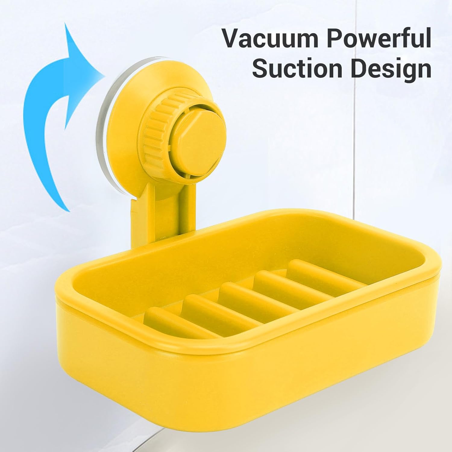 Luqeeg 3KG Load Capacity Suction Soap Holder for Bathroom and Kitchen