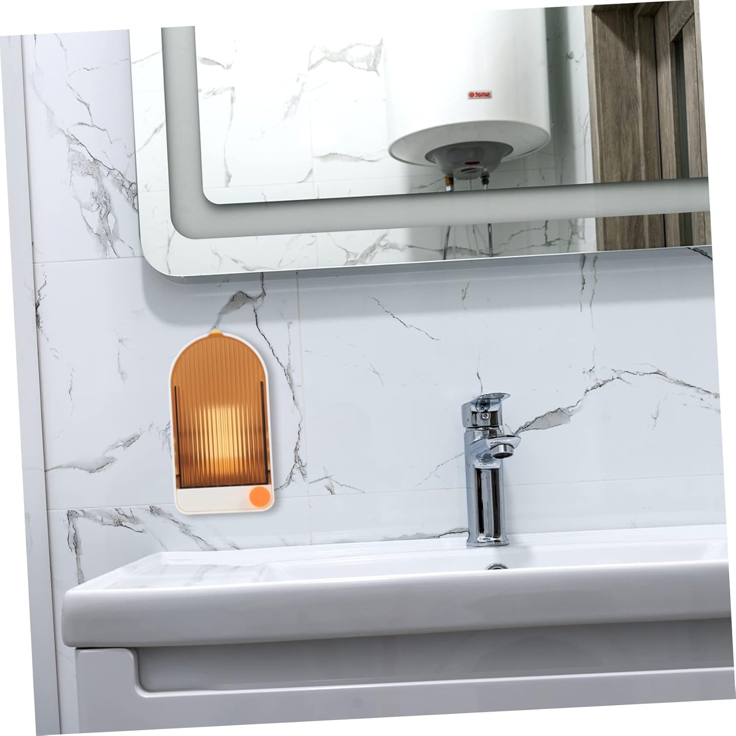 LIFKOME Wall Mounted Soap Storage Boxes 2 Sets