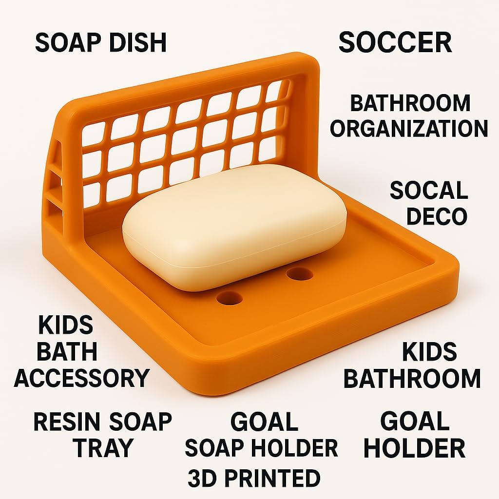 Goal-Getters Soap Dish - Soccer Goal Design