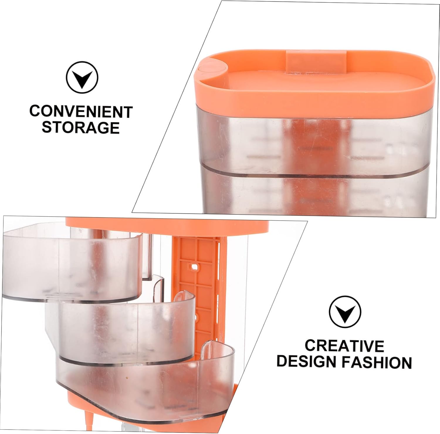 Cabilock Rotating Wall-Mounted Soap Dish for Bathroom