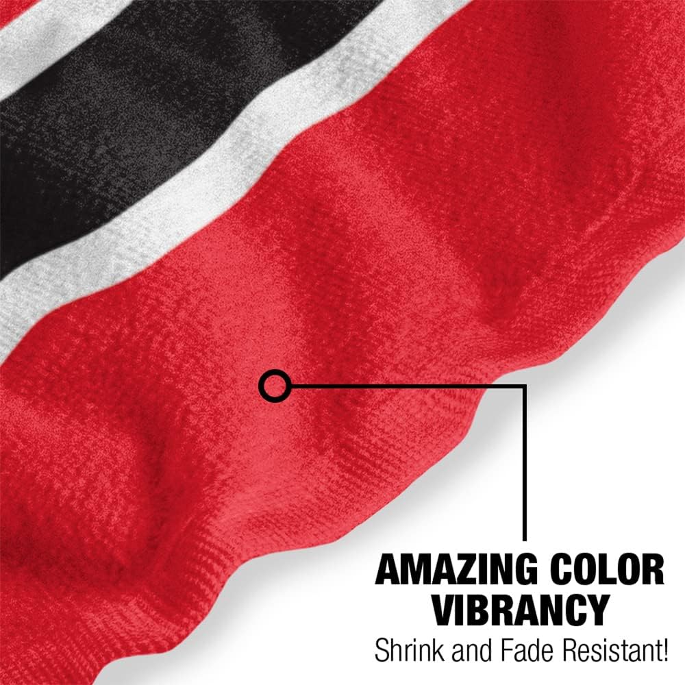 LOGOVISION Wesleyan University Stripes Beach Towel 30x60