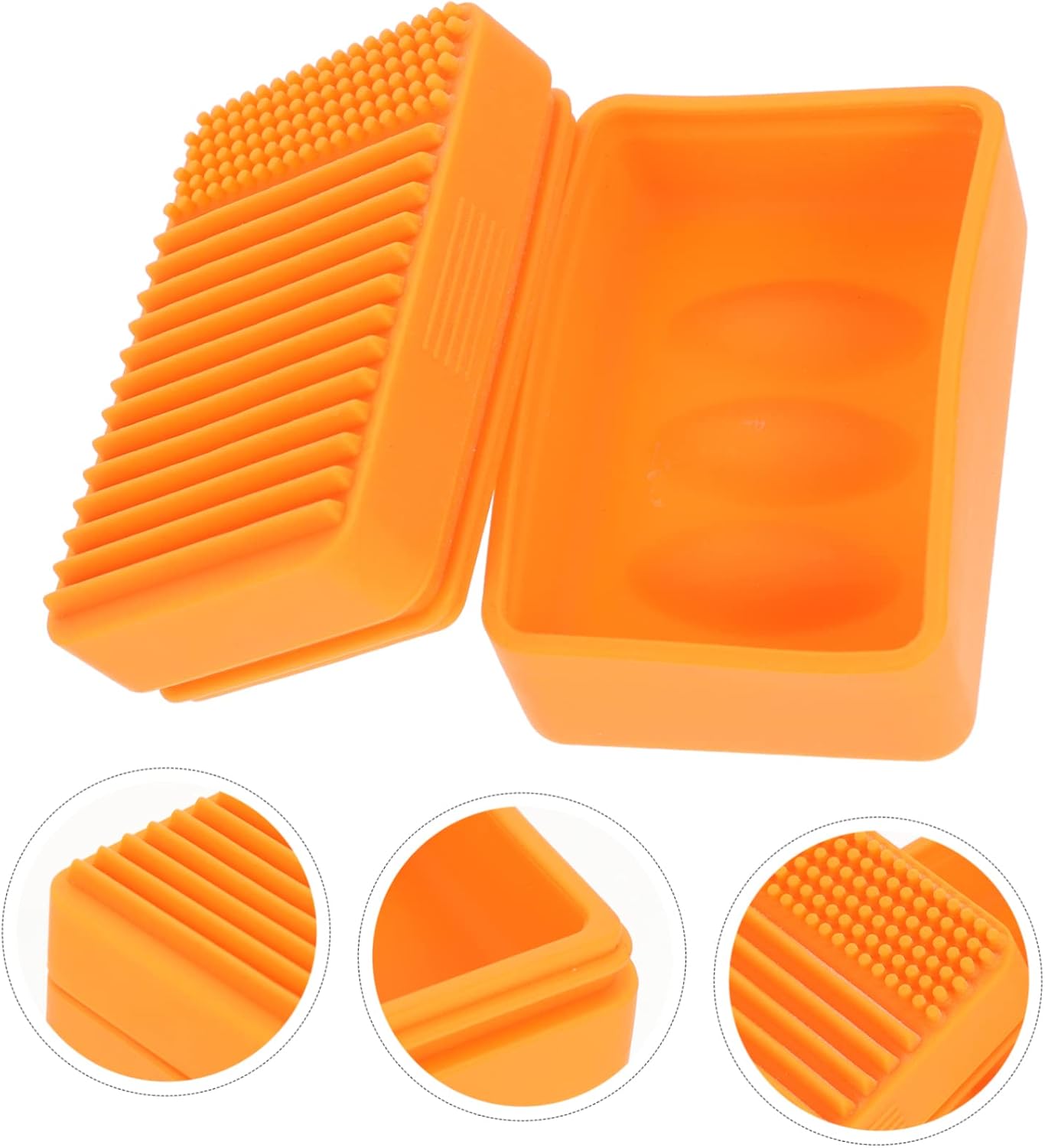 BESPORTBLE Silicone Travel Soap Case for Bathroom and Kitchen