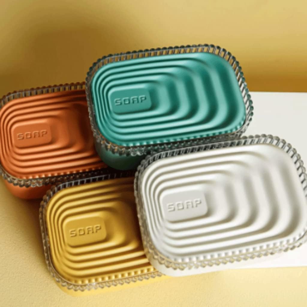 Surek Simple Lid Soap Dish with Water Tray