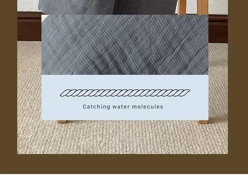 HOHMSP Gauze Towel 100 Cotton Flax Bath Towel Set