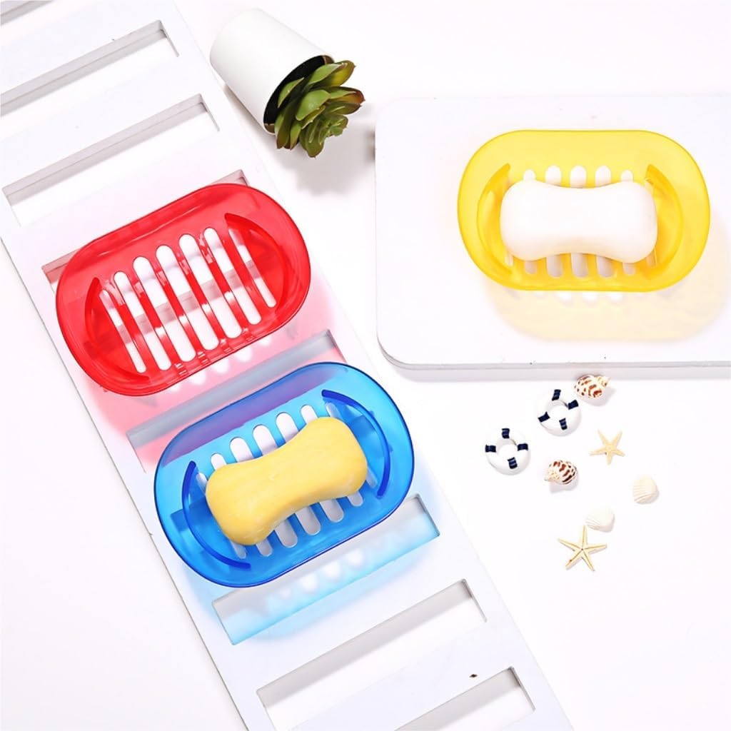 Valcla 2 Piece Soap Box Set Simple Drain Soap Dish