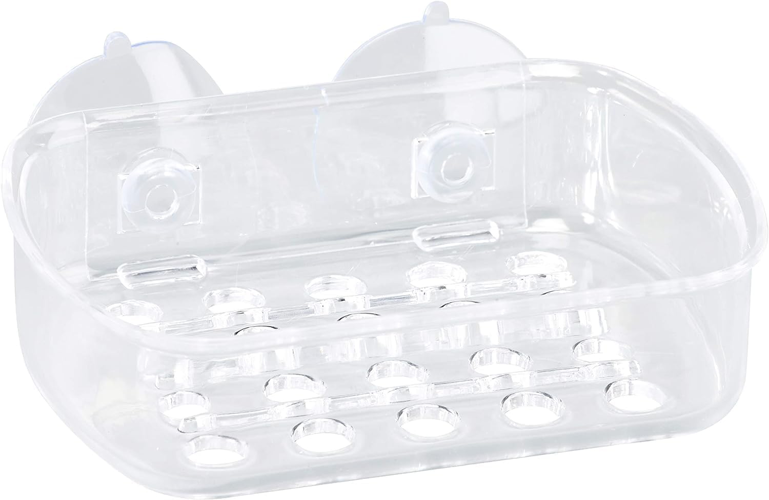 Bath Bliss Soap Dish with Suction Cup and Drainage