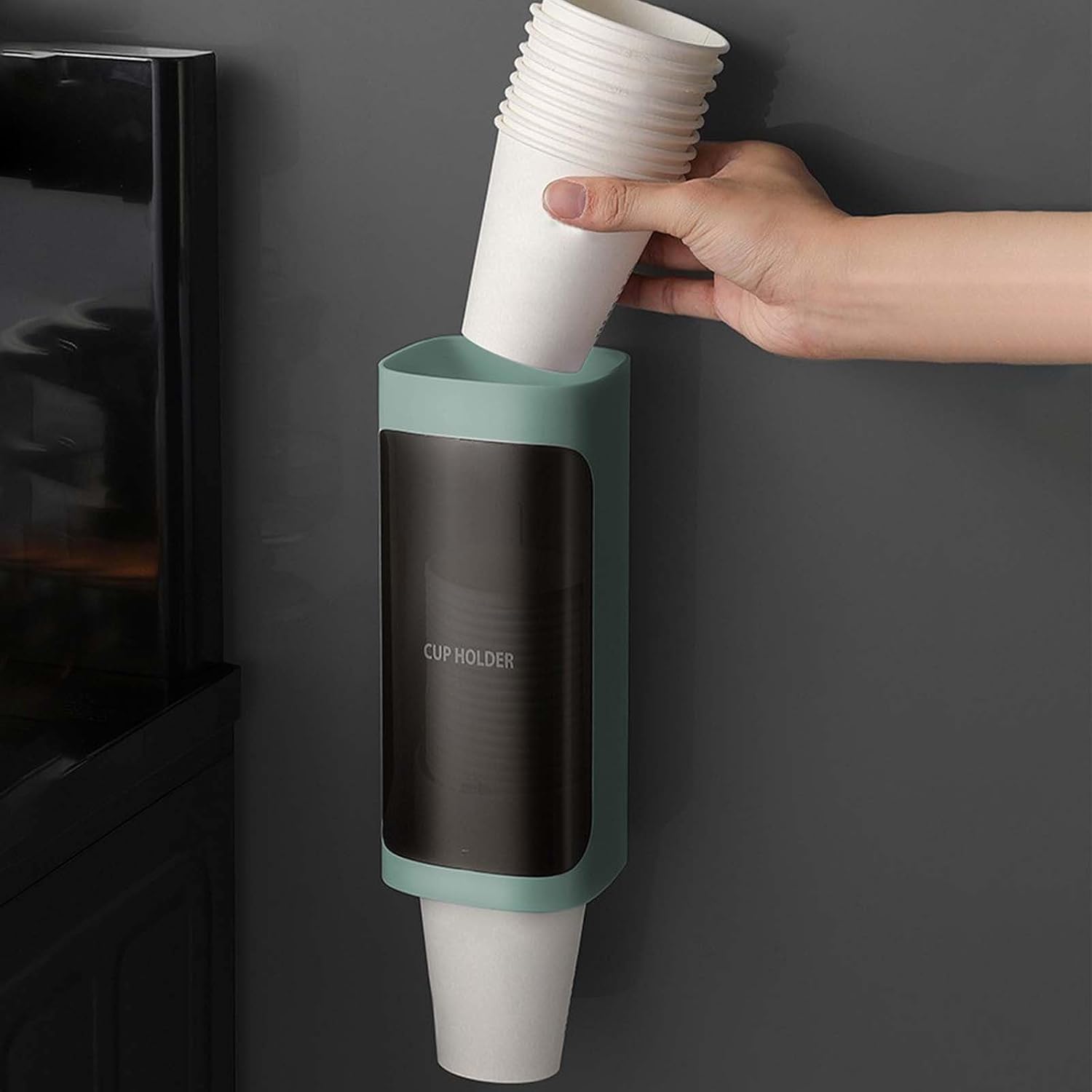 Lovskoo Wall Mount Cup Dispenser for 5-75 Oz Cups
