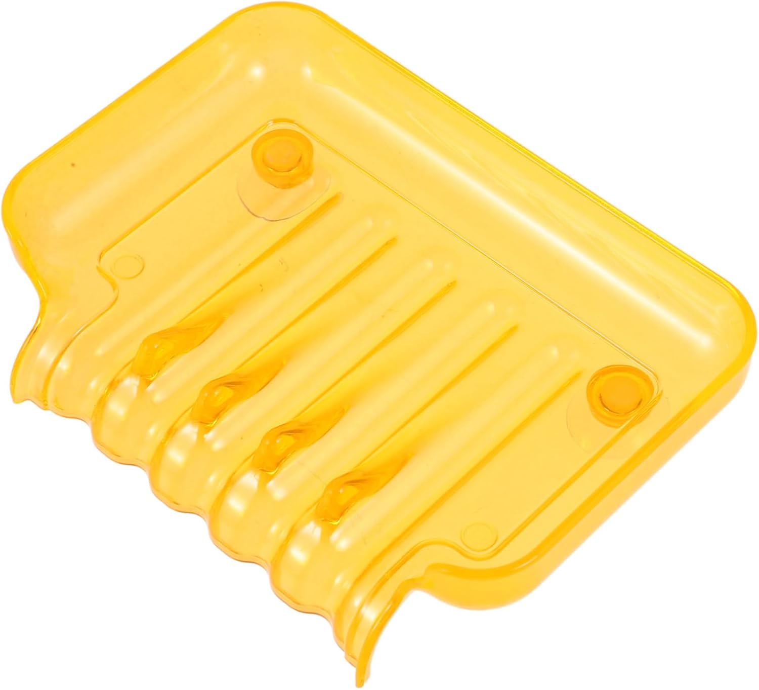 CANIGHT Orange Bathroom Soap Dish with Suction Cups
