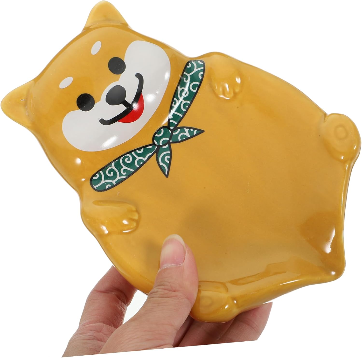 Ciieeo Ceramic Dog Soap Dish Holder