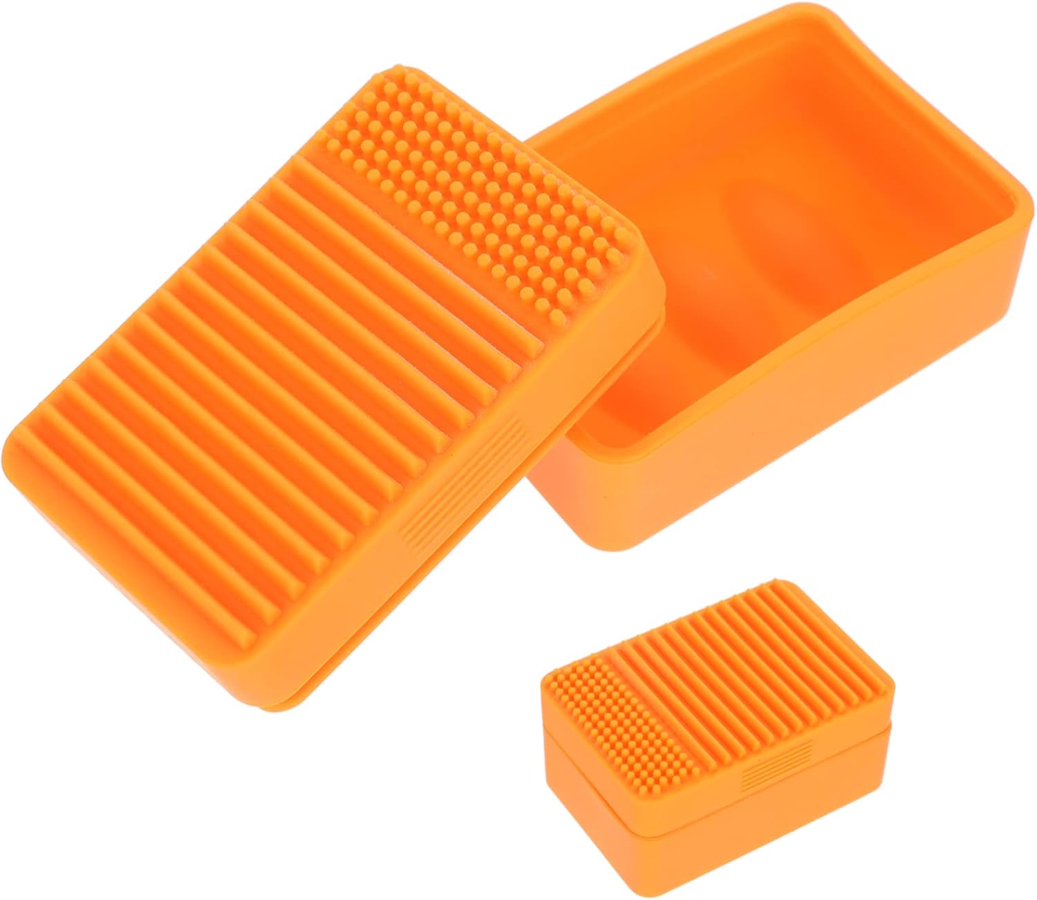 LIFKOME Portable Silicone Soap Dish with Lid