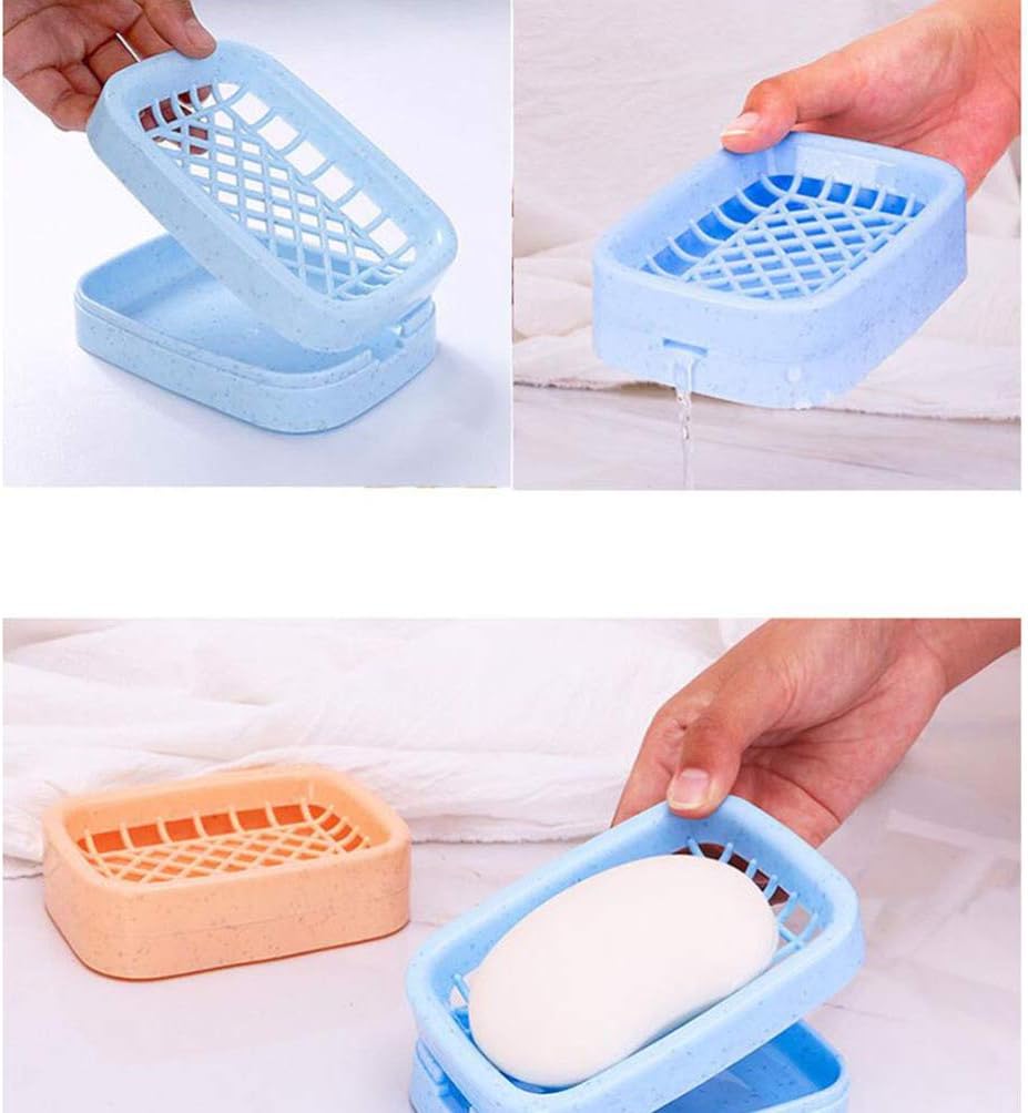 Topbathy Portable Shower Soap Holder with Drain