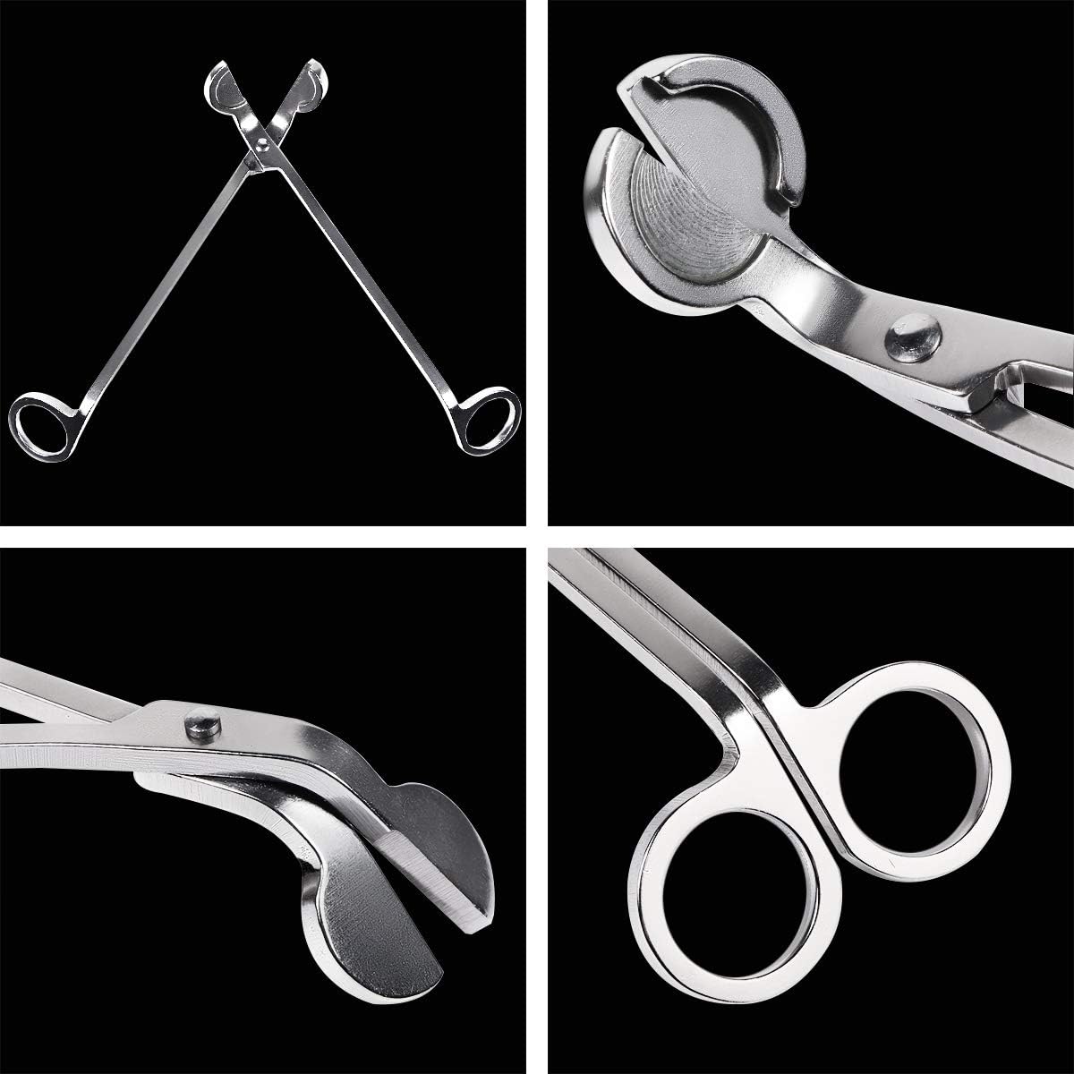 Yoodelife Candle Wick Trimmer - 7 Stainless Steel Deep Cut Clipper
