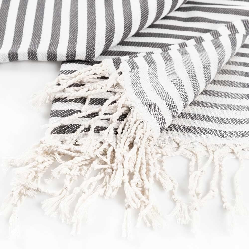 Hencely Striped Turkish Beach Towel 37x71 100 Cotton
