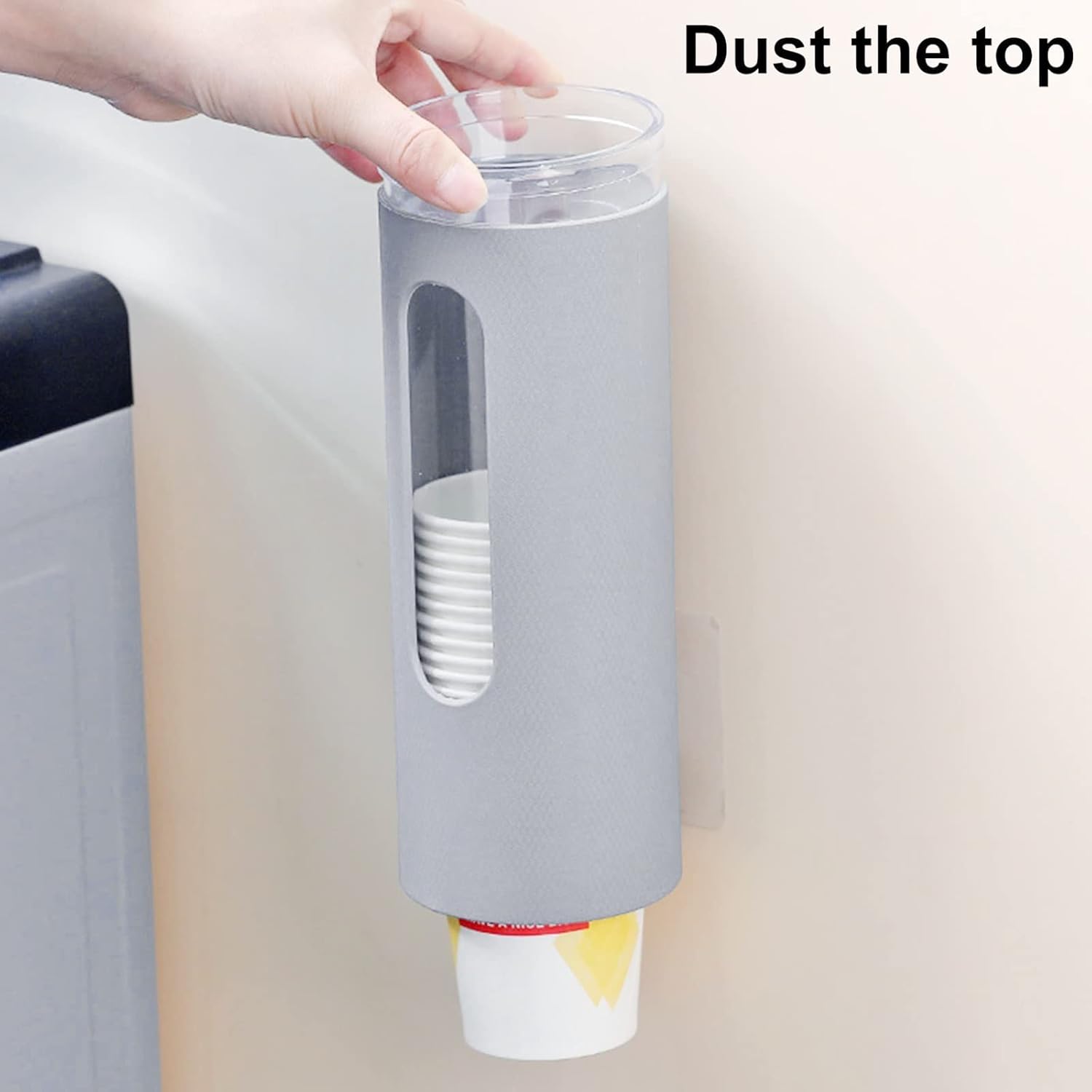 Amaping Wall Mount Cup Dispenser for Bathroom and Office