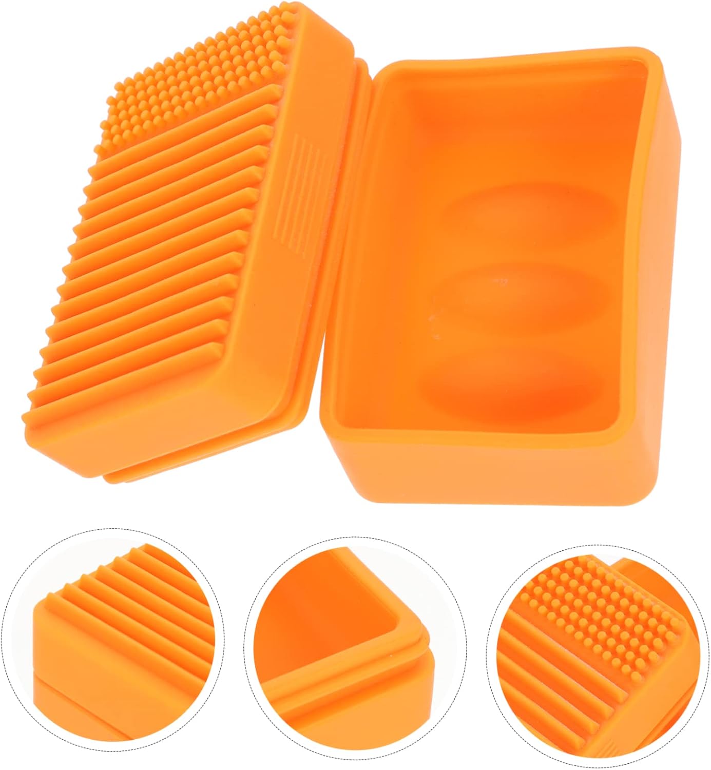 Garneck Silicone Soap Holder for Travel and Bathroom Use