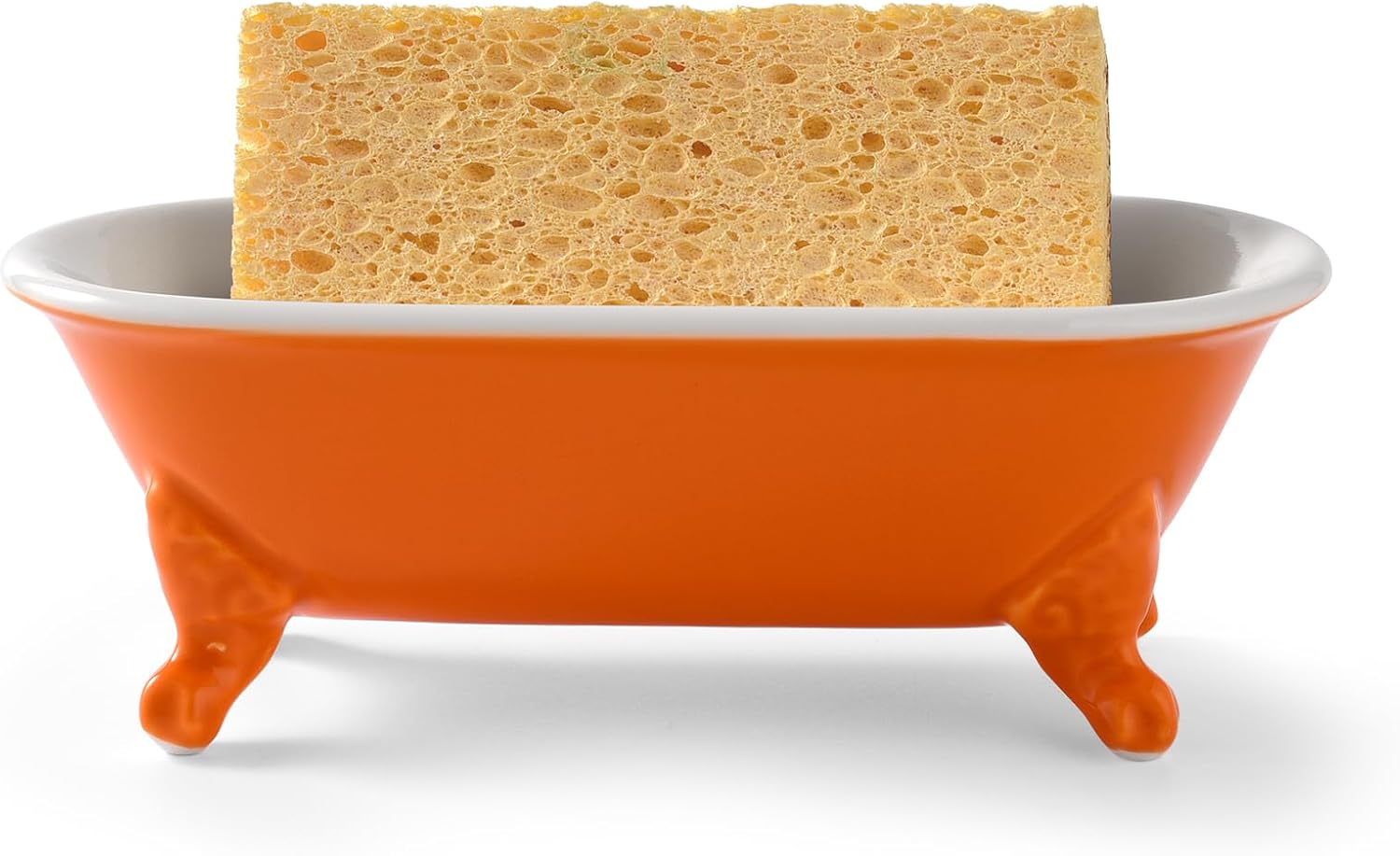 65 Inch Ceramic Soap Dish with Drainage Holes