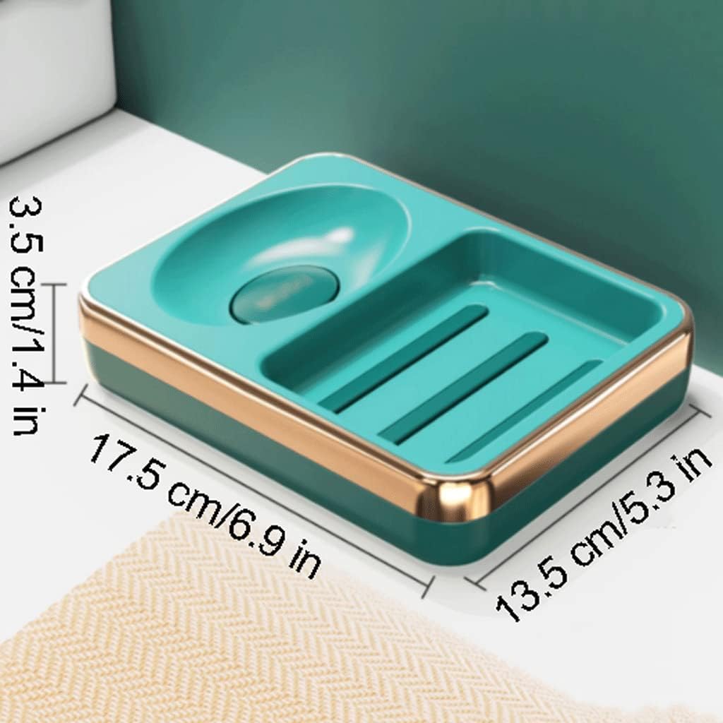 SUREK Simple Counter Top Soap Box with Drainage