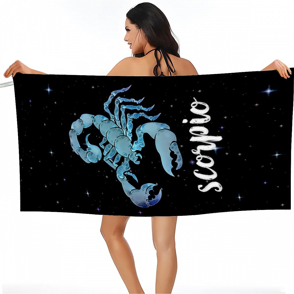 Scorpion Fluffy Oversized Beach Towel 32x64 Inch