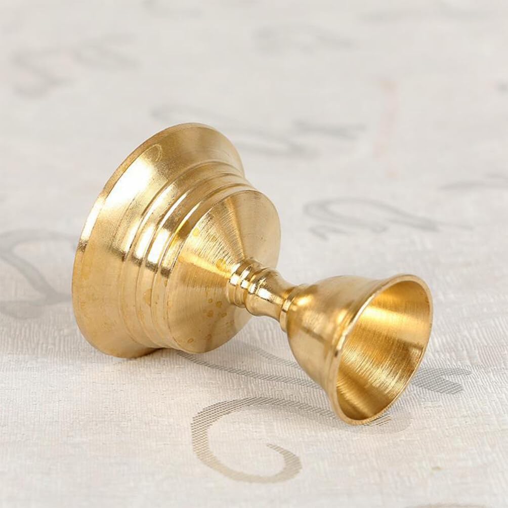Copper Candle Wick Holder Ghee Lamp Stand for Religious Use