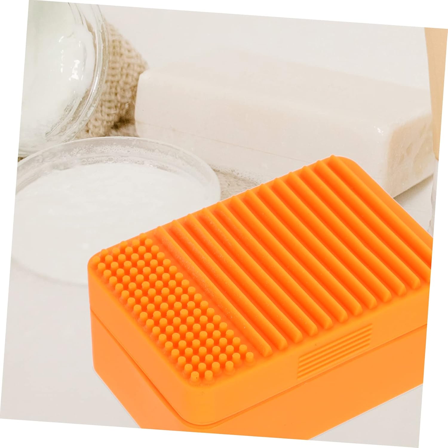 Bathroom Soap Holder with Anti-Slip Silicone Design