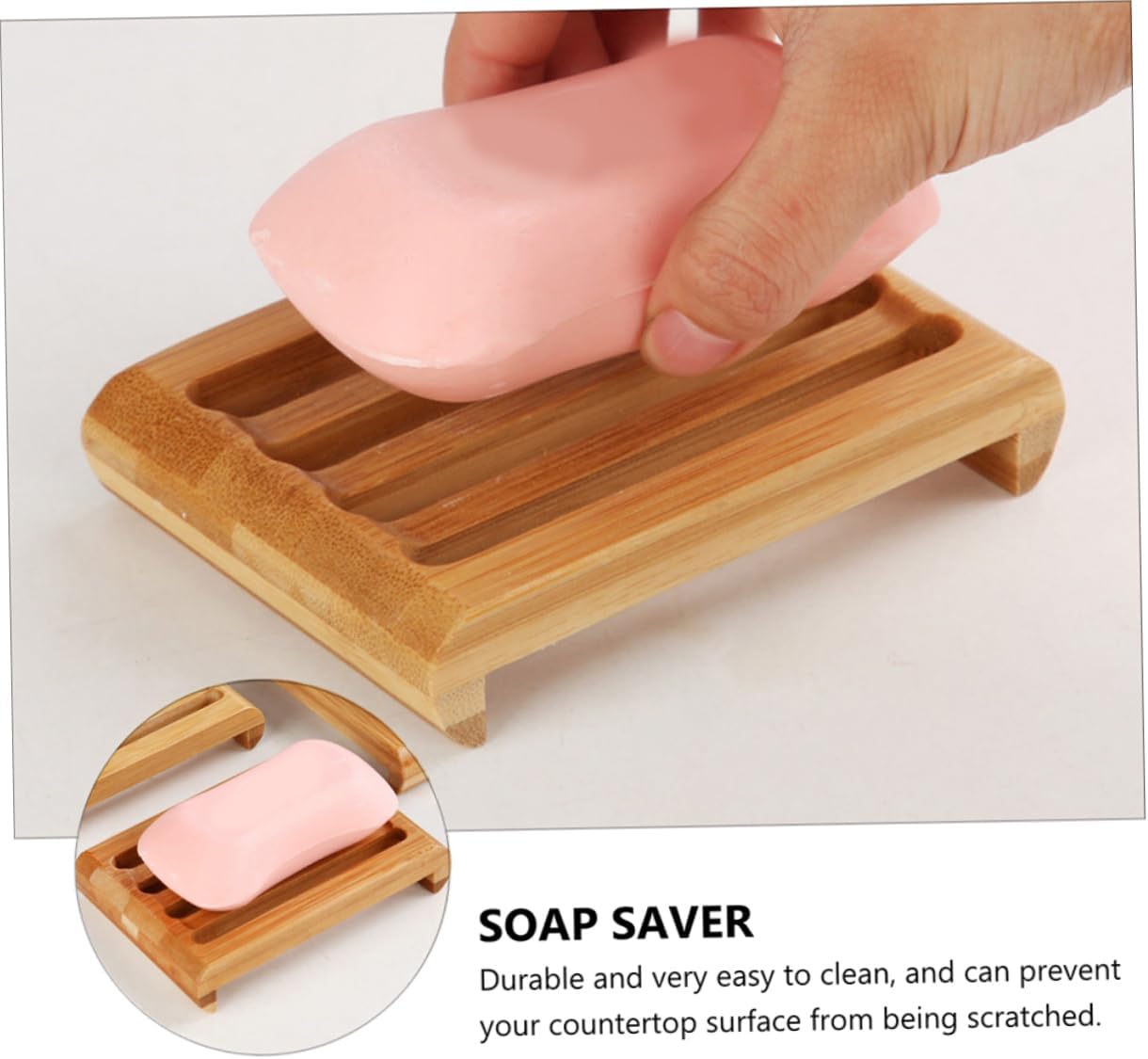 2-Pack Self-Draining Soap Dishes for Bar Soap