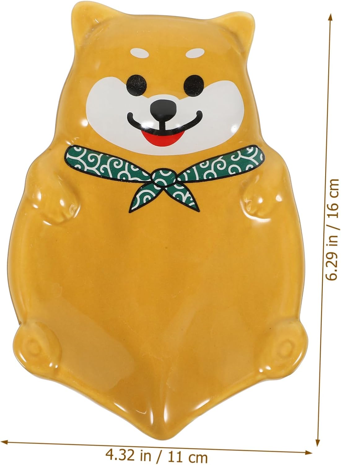 Ciieeo Ceramic Dog Soap Dish Holder