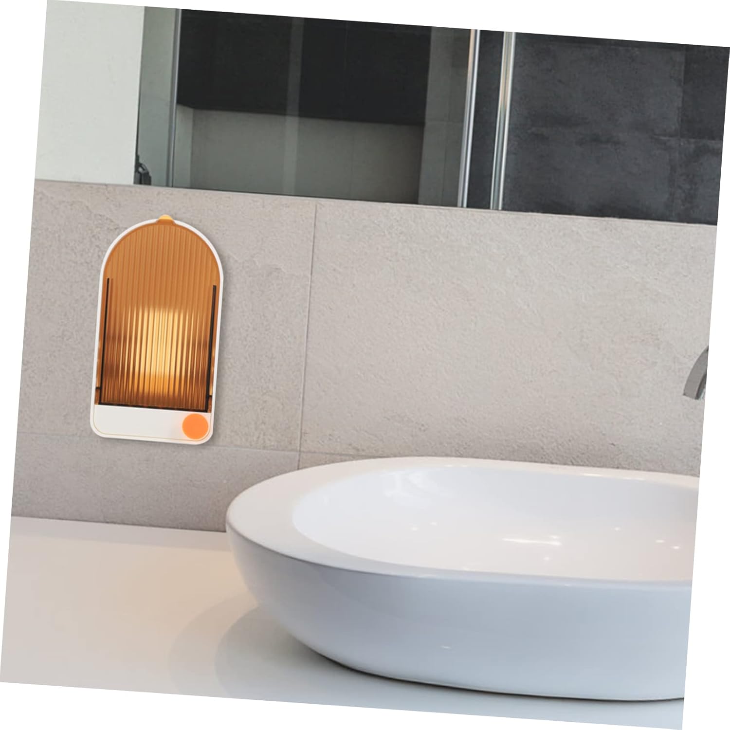 Leakproof Soap Dishes with Adhesive Mount for Bathroom and Kitchen