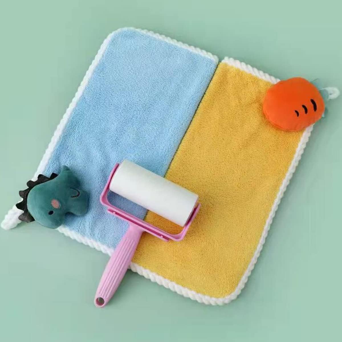 FZBNSRKO Kids Hand Towel 4 Pack Cartoon Design