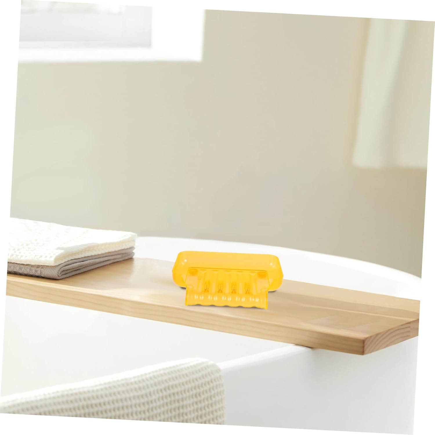 PRETYZOOM Waterfall Soap Dish Holder with Suction Cups