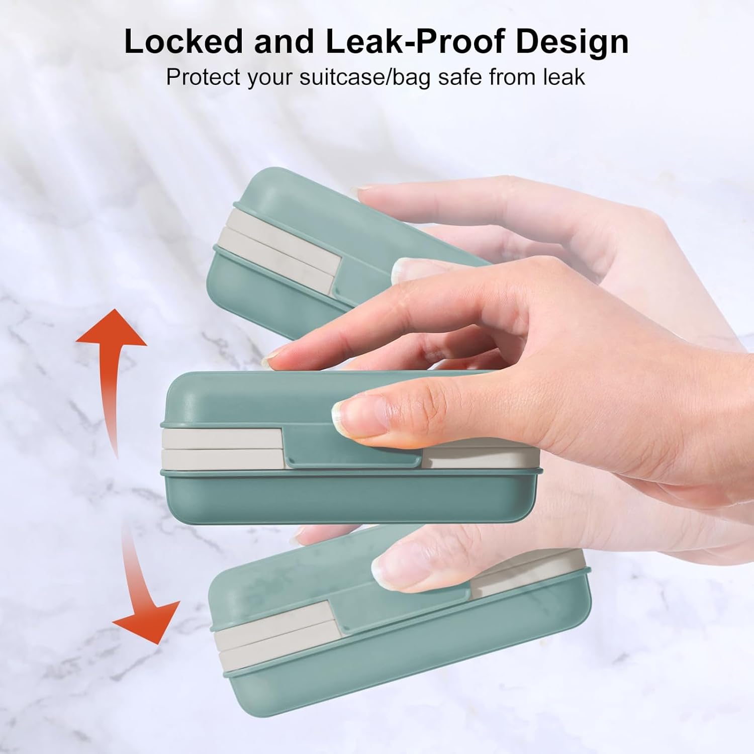 YOXIER Travel Soap Container with Leakproof Lid