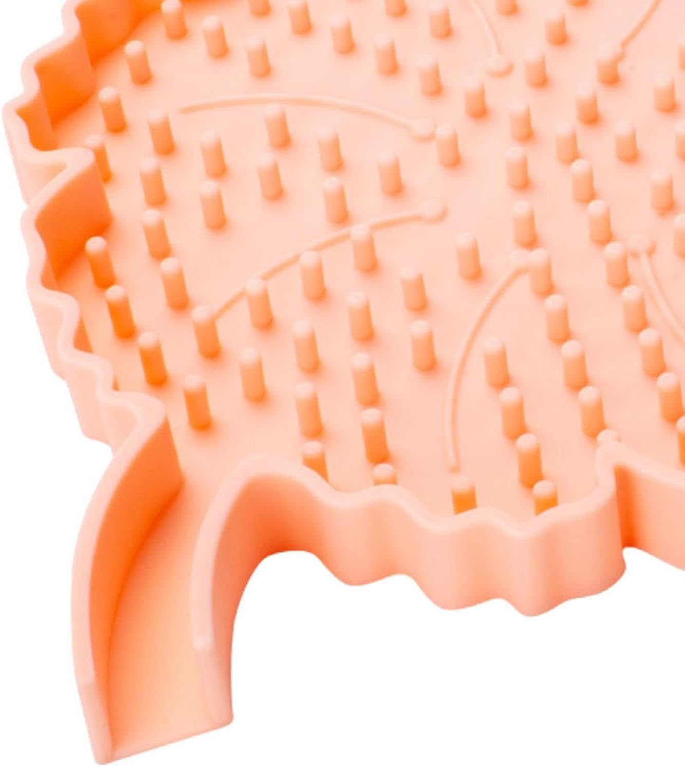 DimyFew Silicone Soap Dish with Floral Design Pink