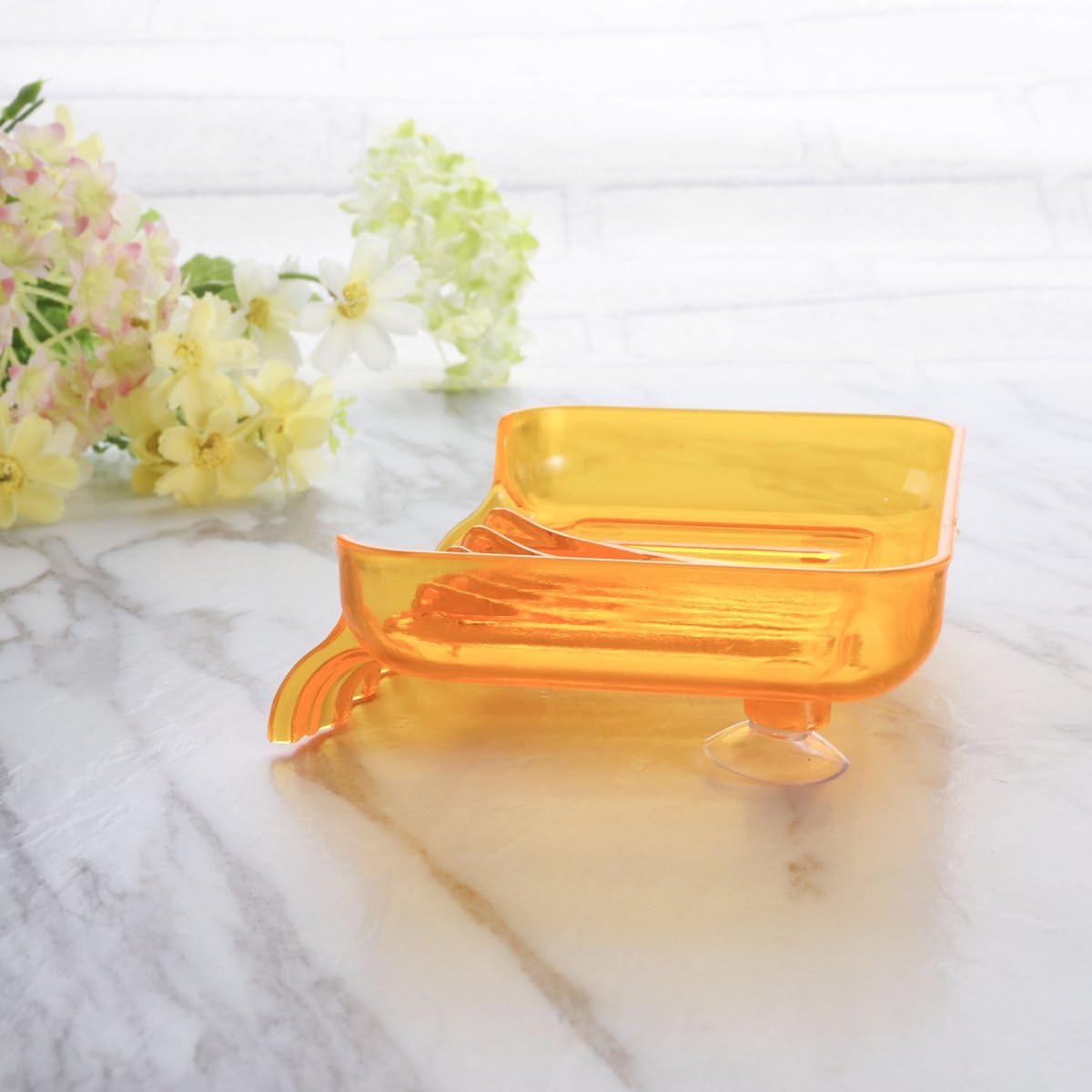 Cabilock Soap Dish with Suction Cup Holder 1