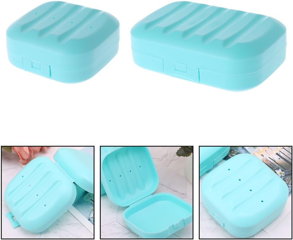 Mini Soap Box Yellow Bathroom Holder Container