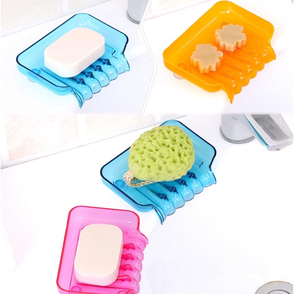 SUREK Suction Cup Soap Dish with Drainage