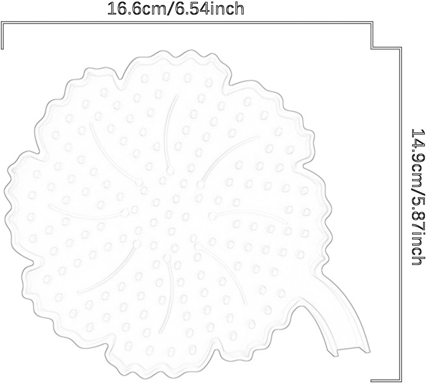 DimyFew Silicone Soap Dish with Floral Design Pink
