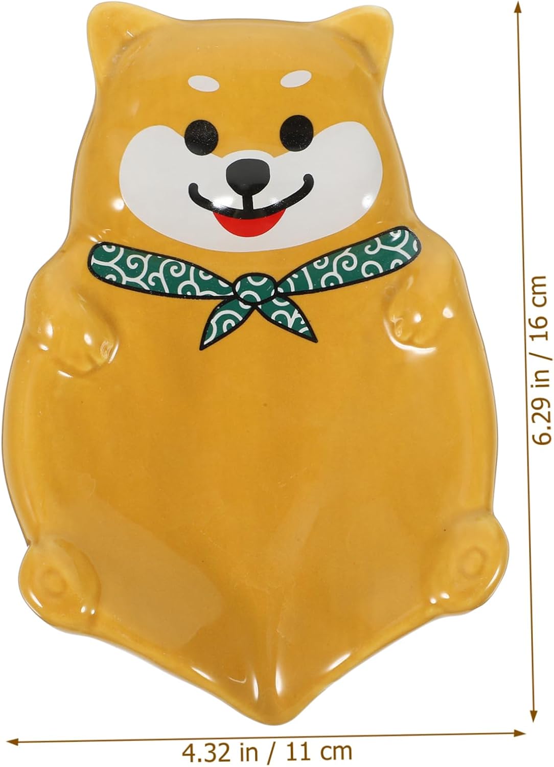 LIFKOME Ceramic Dog Soap Holder for Sink