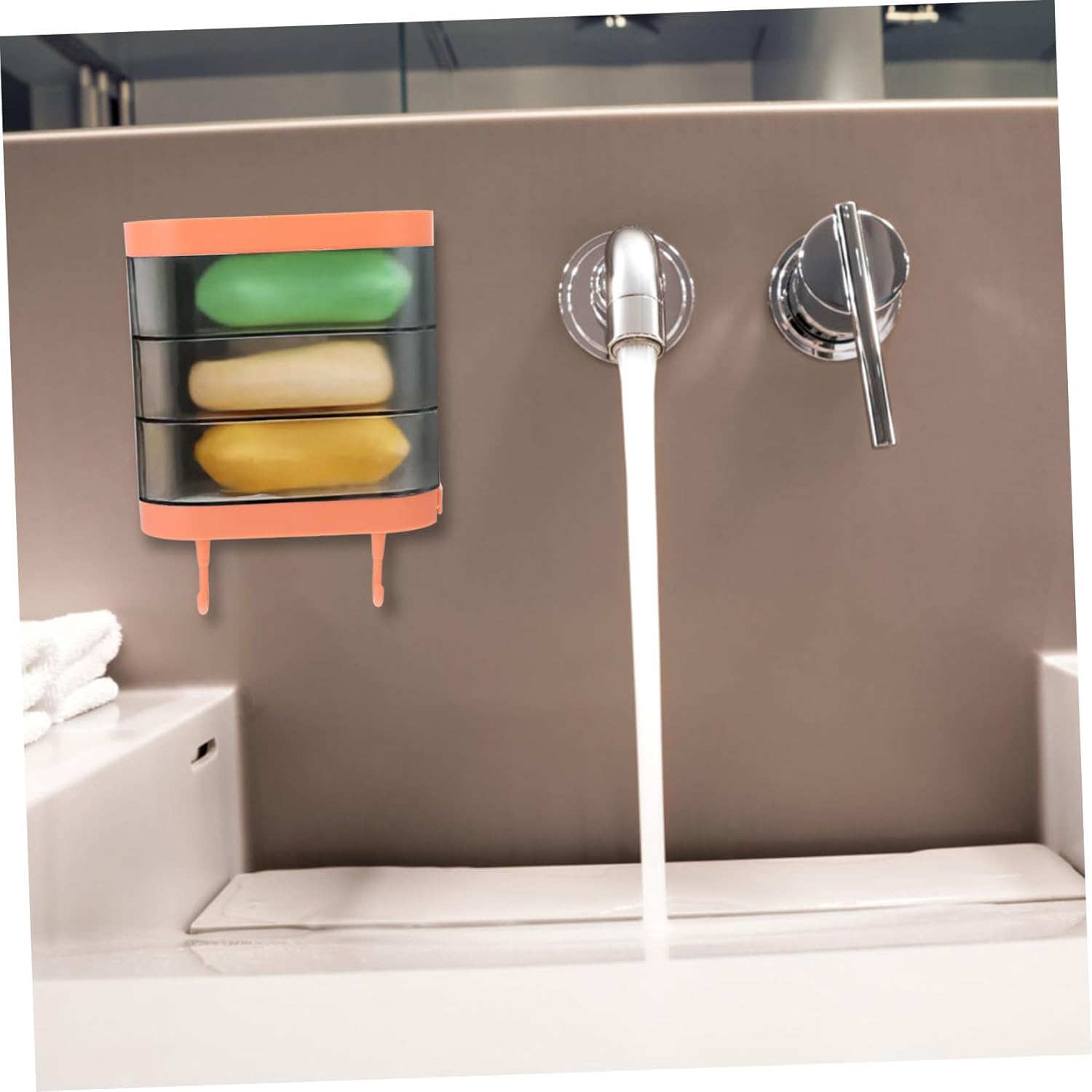 COOLHIYA Multi-Layered Rotatable Soap Holder
