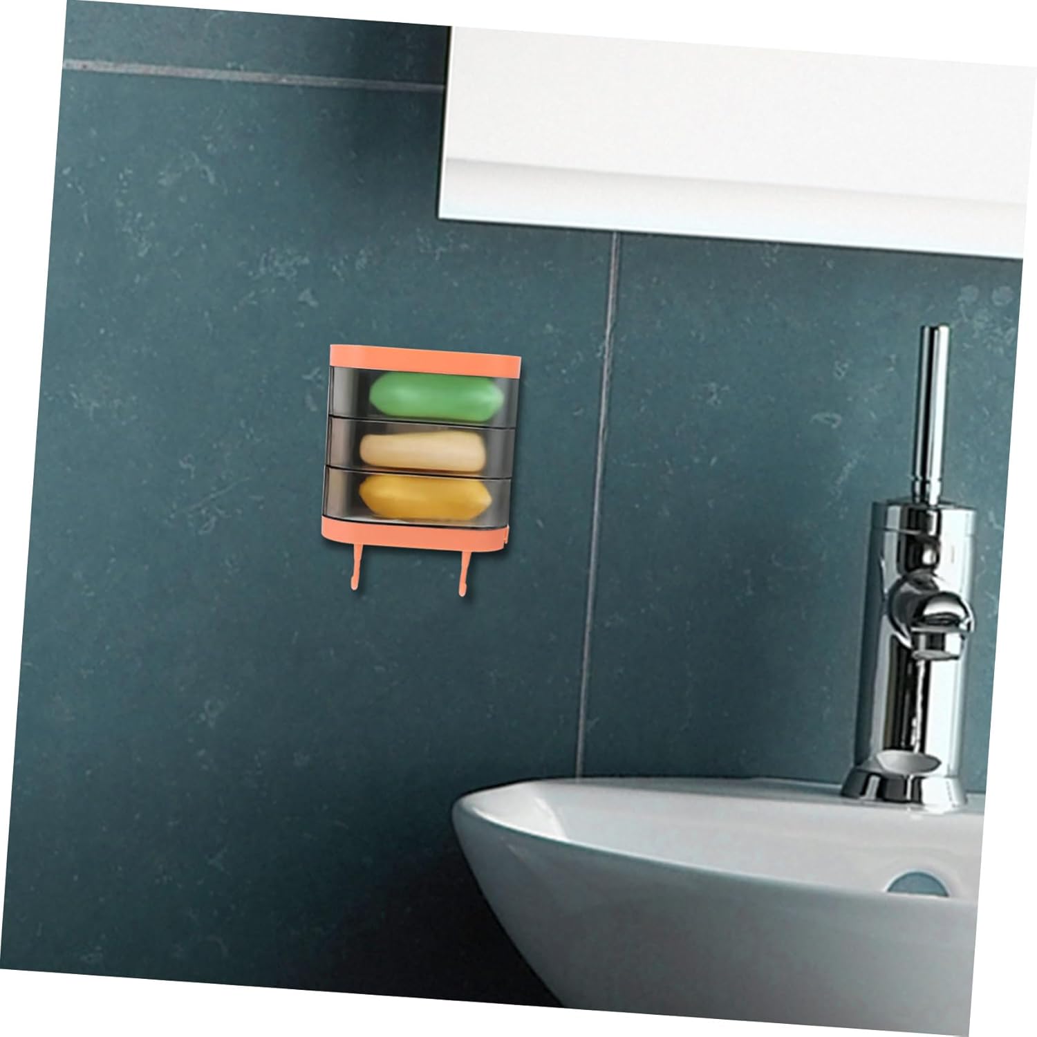 COOLHIYA Multi-Layered Rotatable Soap Holder