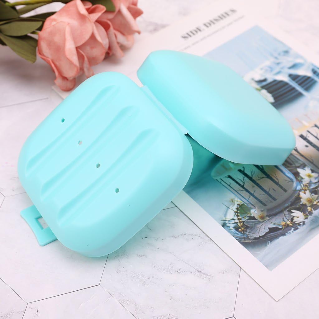 Mini Soap Box Yellow Bathroom Holder Container